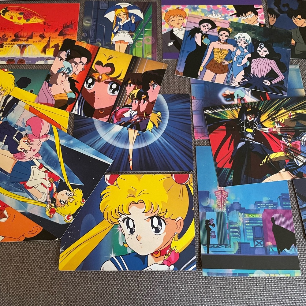 Sailor Moon Series III Anime English Trading Cards Dart Flip Cards DiC